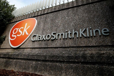 company logo of pharmaceutical company glaxosmithkline is seen at their stevenage facility britain october 26 2020 reuters matthew childs file photo