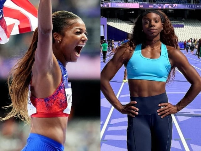 Team USA's Gabby Thomas and Brittany Brown shine in women's Olympic 200m