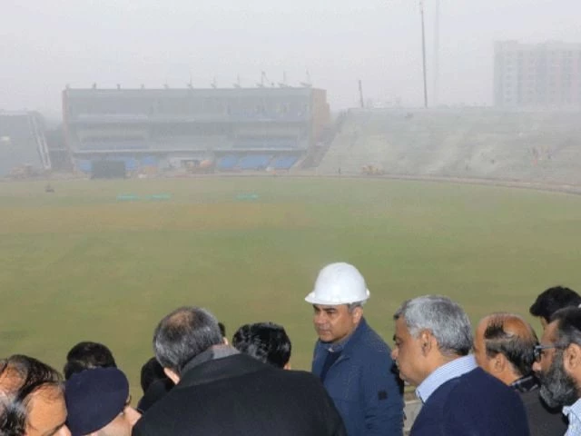 gaddafi stadium to be ready for champions trophy 2025 by jan 25