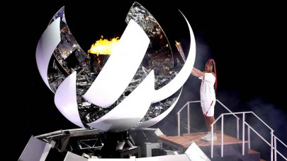 tennis star osaka lights cauldron as tokyo games open tennis star osaka lights cauldron as tokyo games open