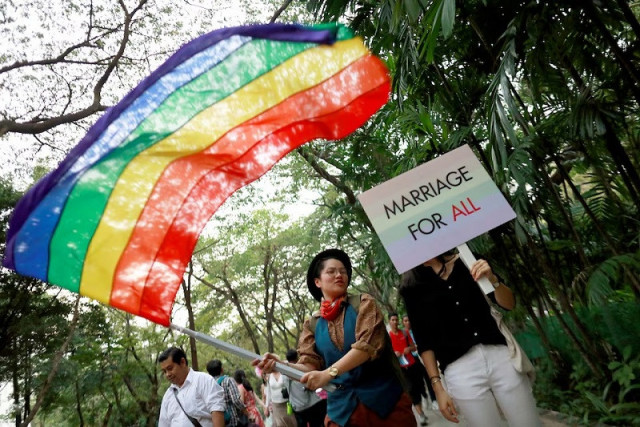 thai lgbt community participates in gay freedom day parade in bangkok thailand november 29 2018 photo reuters thai lgbt community participates in gay freedom day parade in bangkok thailand november 29 2018 photo reuters