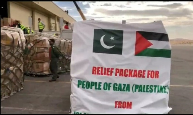 pakistan s third batch of humanitarian aid to gaza arrives in egypt