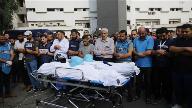 statement by freedom committee decried the violent escalation in the targeting of palestinian journalists photo anadolu agency statement by freedom committee decried the violent escalation in the targeting of palestinian journalists photo anadolu agency