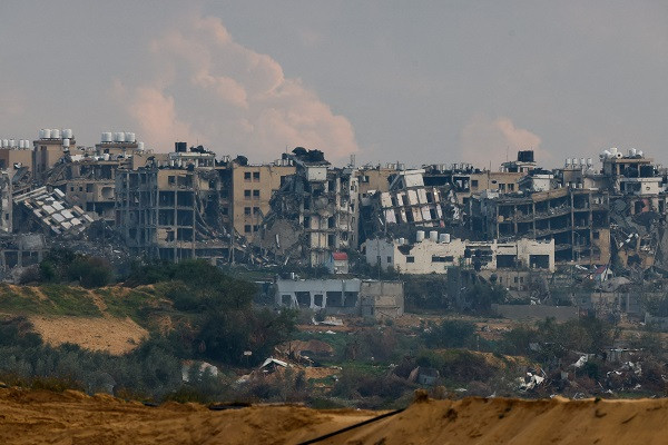 destroyed buildings lie in ruin in the gaza strip photo reuters