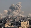 this photograph taken on january 15 2024 from rafah shows smoke billowing over khan yunis in the southern gaza strip during israeli bombardment photo afp