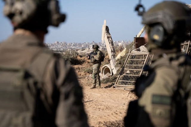 this handout picture released by the israeli army on january 22 2024 shows israeli soldiers operating in the gaza strip photo afp this handout picture released by the israeli army on january 22 2024 shows israeli soldiers operating in the gaza strip photo afp