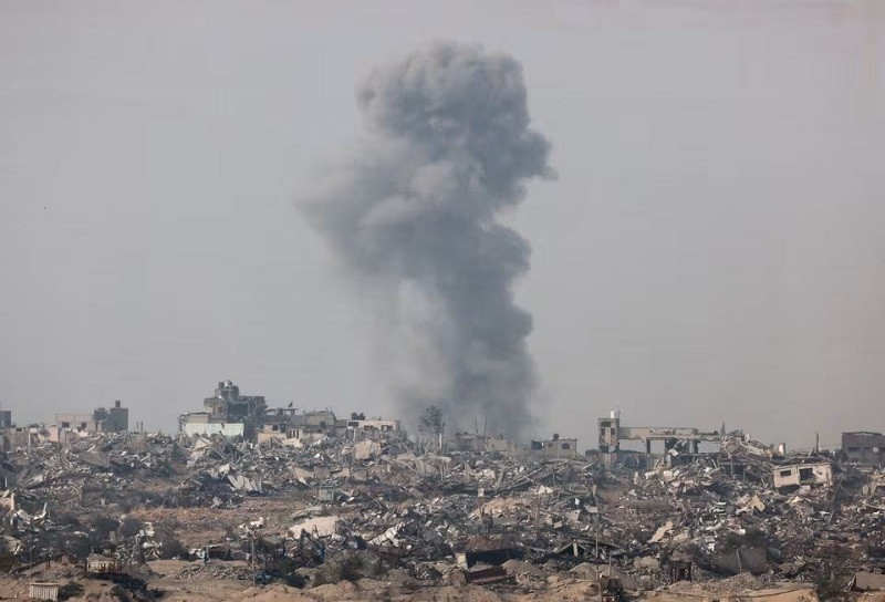 smoke rises over gaza as seen from southern israel december 27 2023 photo reuters