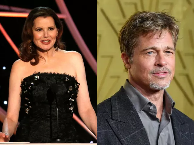 geena davis takes credit for brad pitt s role in thelma louise geena davis takes credit for brad pitt s role in thelma louise