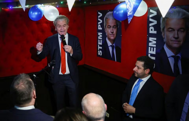 dutch election far right s wilders aims to be pm after shock win