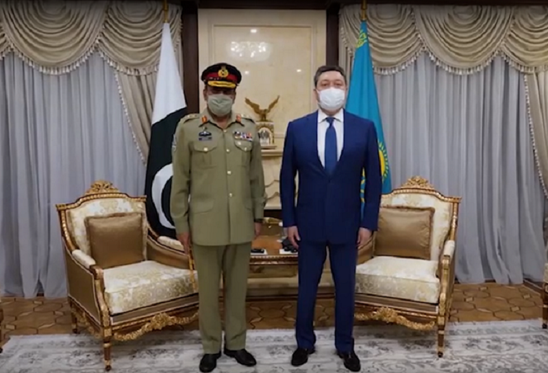 cjcsc general nadeem raza met with kazakhstan prime minister askar mamin screengrab
