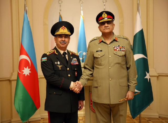chief of army staff general qamar javed bajwa met with azerbaijan defence minister colonel general hasanov zakir asgar in baku photo twitter ali f alizada chief of army staff general qamar javed bajwa met with azerbaijan defence minister colonel general hasanov zakir asgar in baku photo twitter ali f alizada