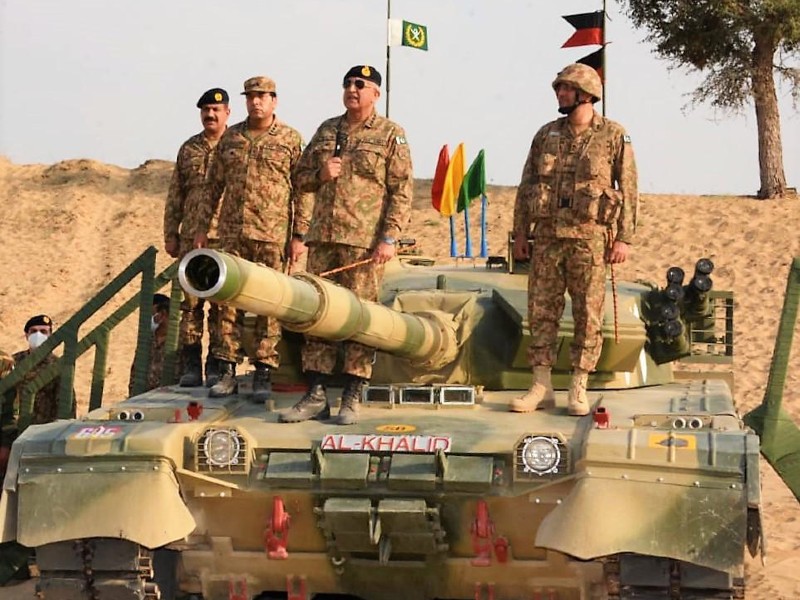 chief of army staff coas general qamar javed bajwa expressed his complete satisfaction over operational preparedness and combat readiness of the formation photo ispr