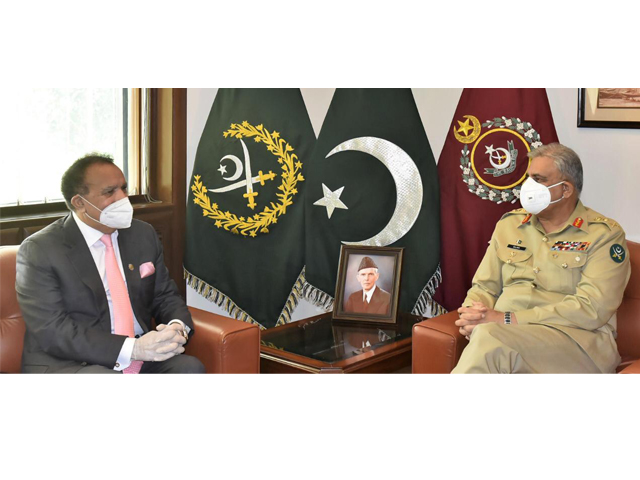 general qamar senator rehman malik discuss internal security at ghq