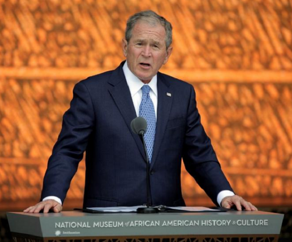 former us president george w bush speaks during the dedication of the smithsonian s national museum of african american history and culture in washington photo reuters file former us president george w bush speaks during the dedication of the smithsonian s national museum of african american history and culture in washington photo reuters file