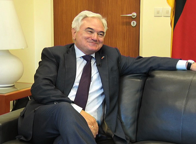 german ambassador to pakistan alfred grannas photo express german ambassador to pakistan alfred grannas photo express