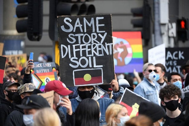 australians widen protests backing black lives matter indigenous people australians widen protests backing black lives matter indigenous people