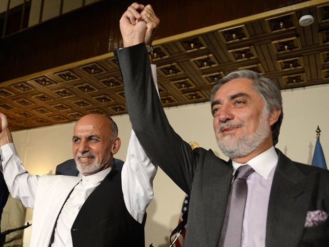 ashraf ghani left and dr abdullah abdullah photo afp file ashraf ghani left and dr abdullah abdullah photo afp file