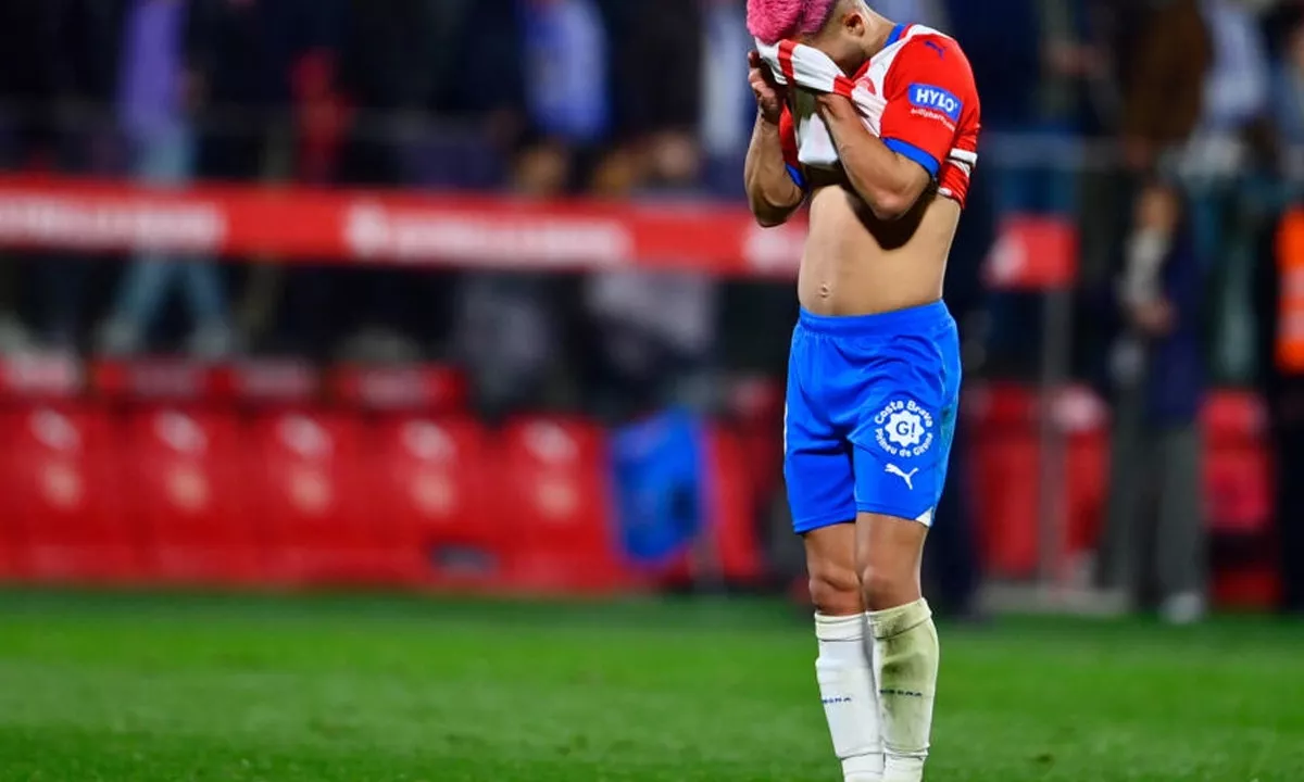 girona defender yan couto and his team mates could not find a way through against real sociedad and dropped two points in the title race photo afp girona defender yan couto and his team mates could not find a way through against real sociedad and dropped two points in the title race photo afp