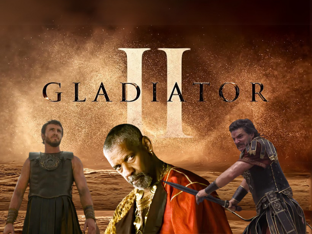 gladiator ii review denzel washington brings intensity to ridley scott s arena in rome