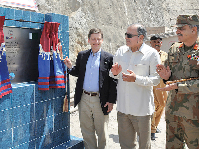 hydroelectric power us officials visit gomal zam dam