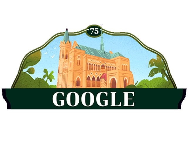 artwork features frere hall in karachi photo google