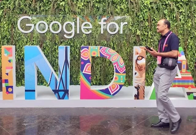 a man walks past the sign of google for india the company s annual technology event in new delhi india september 19 2019 photo reuters a man walks past the sign of google for india the company s annual technology event in new delhi india september 19 2019 photo reuters