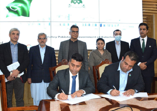 balochistan government has signed a memorandum of understanding mou with tech valley pakistan photo facebook directorate of public relations balochistan