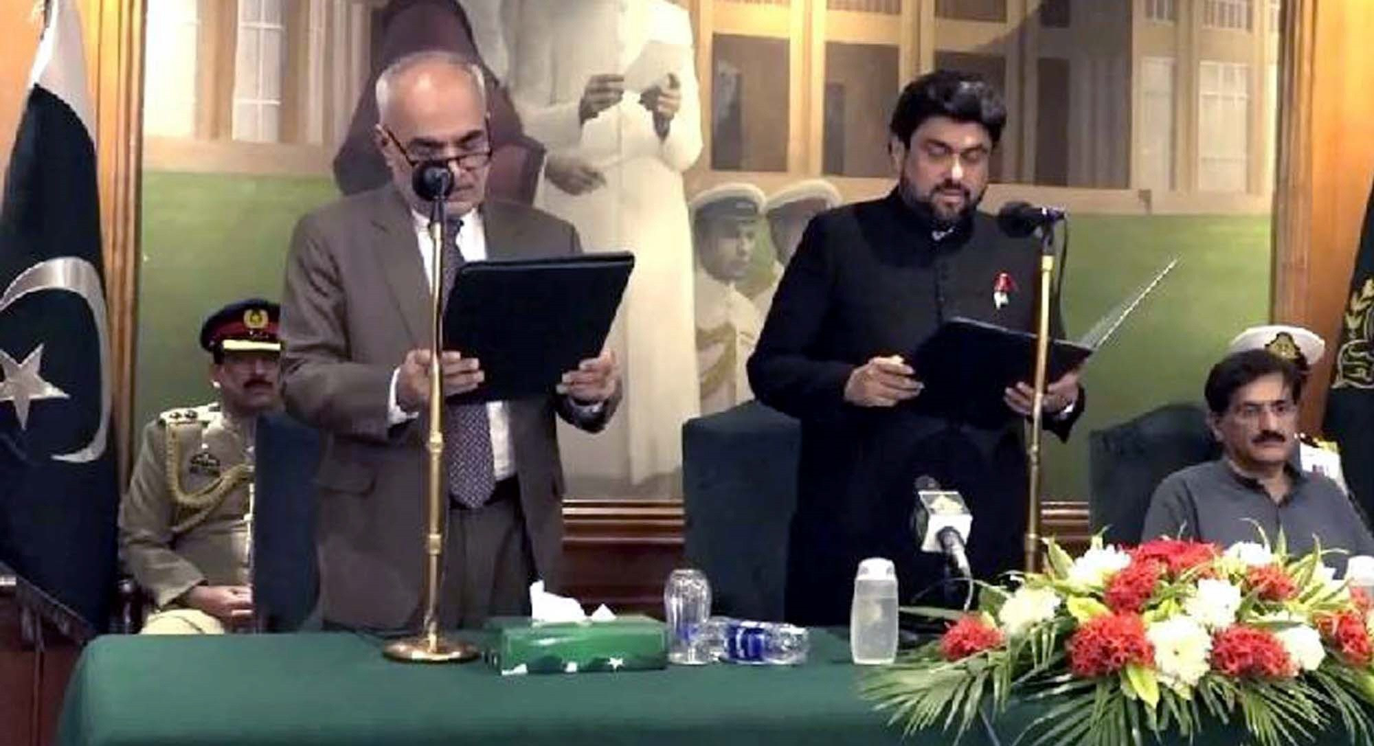 Tessori takes oath as new Sindh governor