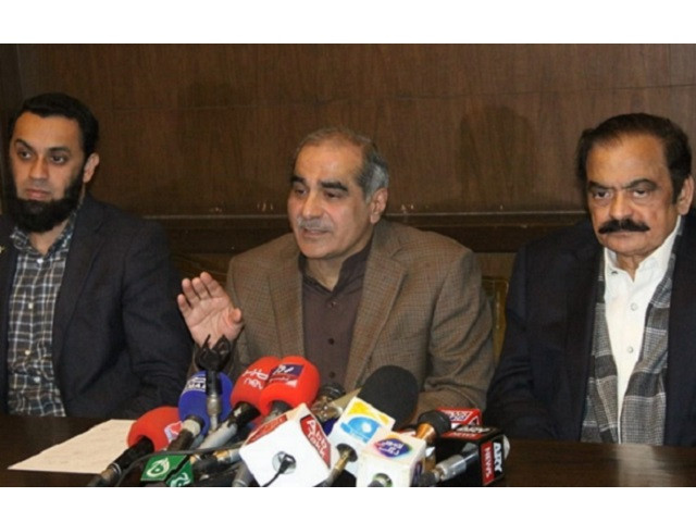 khawaja saad rafique said the current federal govt was a coalition set up and any decision would be made after consulting with other allies