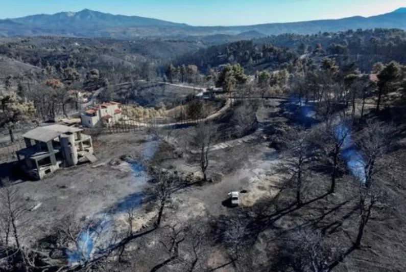 greece s worst wildfire of the year eases greece s worst wildfire of the year eases