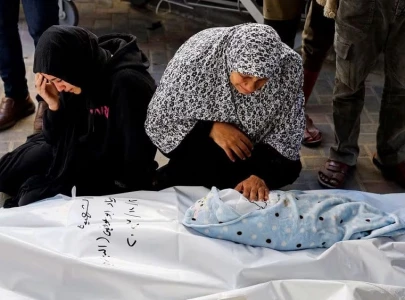 born and killed in gaza war grandmother weeps for one month old idres