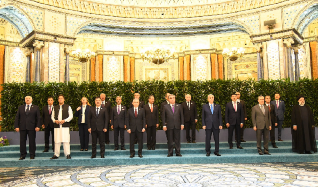 prime minister imran khan in a group photograph with heads of delegations of sco member states at the 20th sco chs summit being held in dushanbe tajikistan photo pm office prime minister imran khan in a group photograph with heads of delegations of sco member states at the 20th sco chs summit being held in dushanbe tajikistan photo pm office