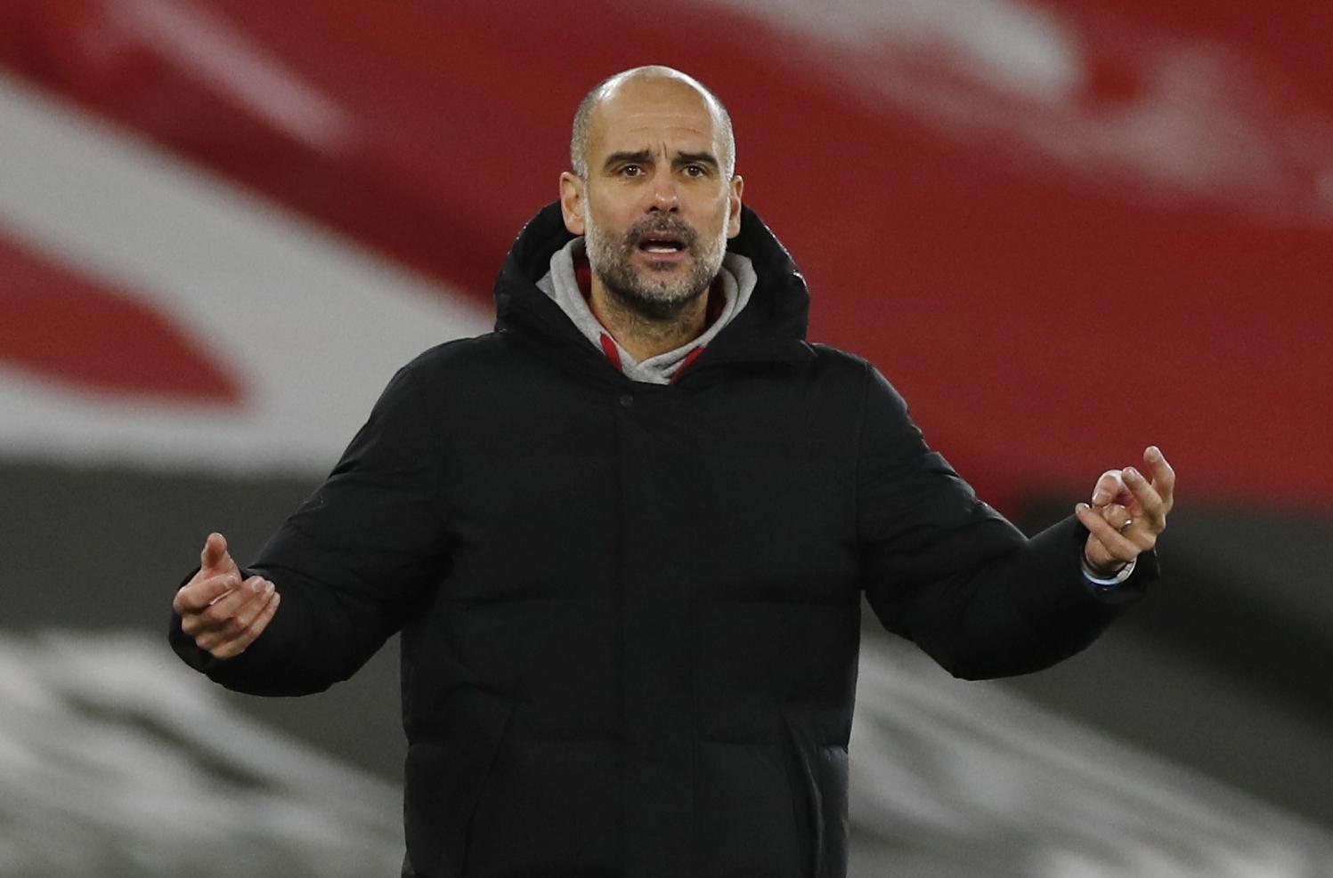 guardiola concerned by man city s wastefulness
