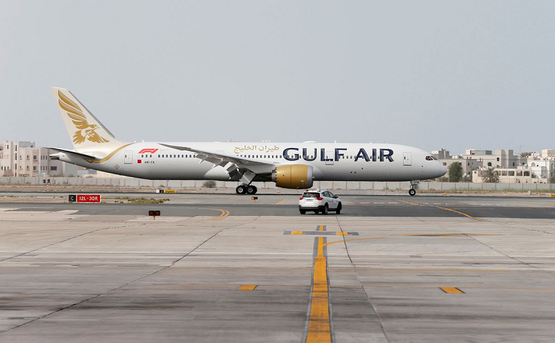 gulf air s first boeing 787 9 dreamliner arrives at bahrain international airport in muharraq bahrain april 27 2018 photo reuters