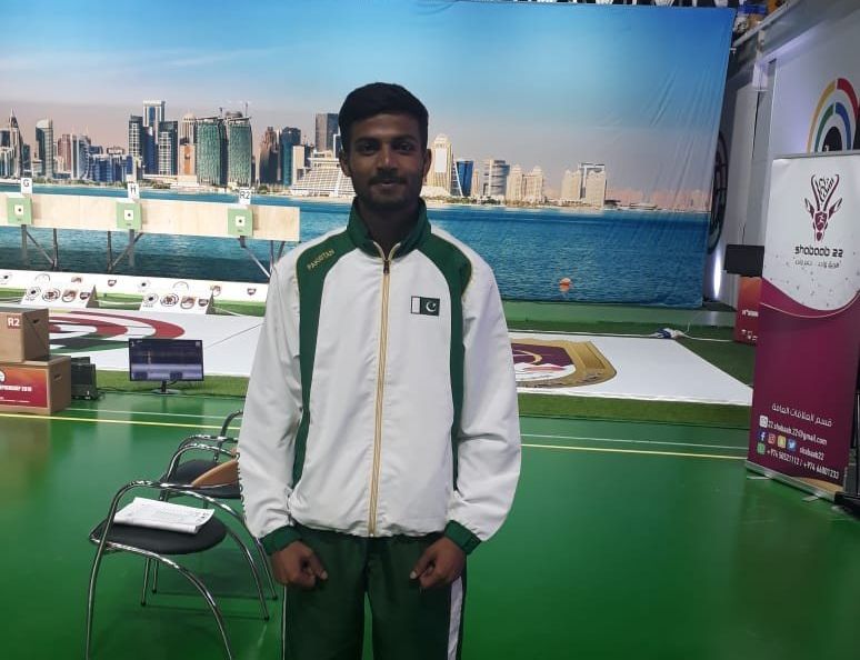 pakistan s gulfam joseph nearly misses out on finals spot in olympic shooting