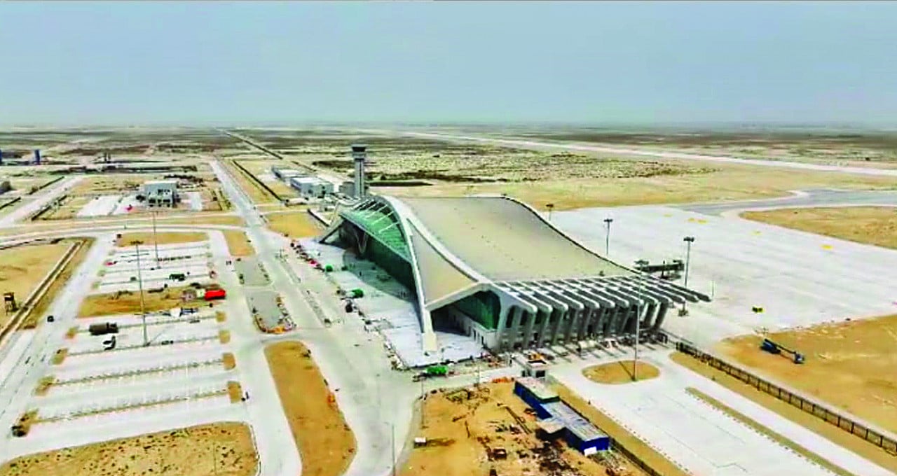 First commercial flight lands at New Gwadar International Airport | The Express Tribune