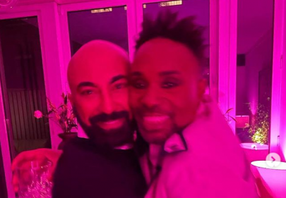 proud to call him my friend hsy shares pictures with billy porter proud to call him my friend hsy shares pictures with billy porter