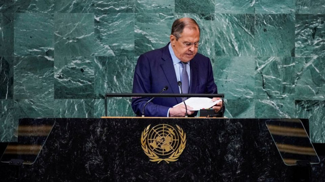 russia s foreign minister sergei lavrov attends the 77th session of the united nations general assembly at un headquarters in new york city us september 24 2022 photo reuters file
