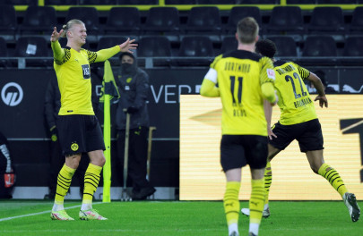 haaland double sees dortmund rout freiburg haaland double sees dortmund rout freiburg