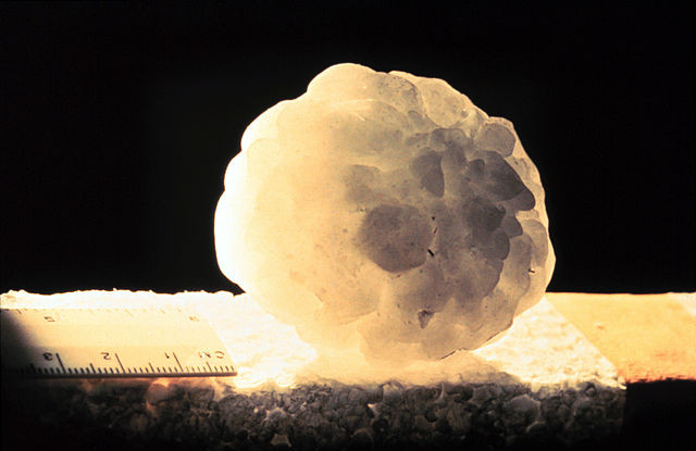 a large hailstone photo wikimedia commons