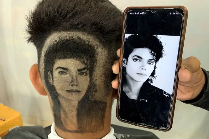 Photo of Barber brothers turn heads into canvasses by giving unusual haircuts
