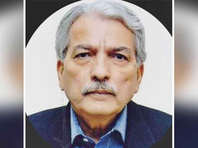 pti founding member hamid zaman photo express file