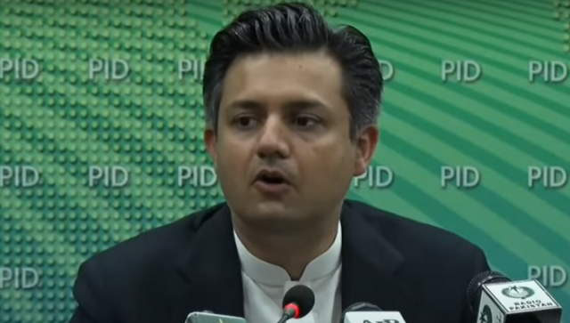 federal finance minister hammad azhar addressing a presser at the press information department pid in islamabad on march 31 2021 screengrab federal finance minister hammad azhar addressing a presser at the press information department pid in islamabad on march 31 2021 screengrab