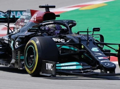 hamilton claims 100th pole in qualifying