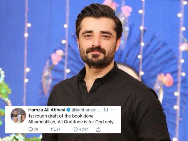 hamza ali abbasi completes first draft of upcoming book