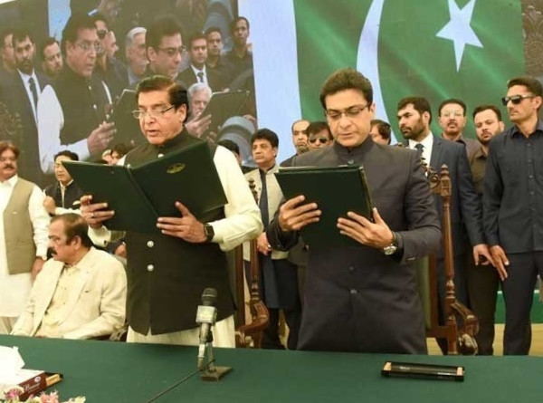 Hamza Shahbaz sworn in as Punjab chief minister - Vimarsana News