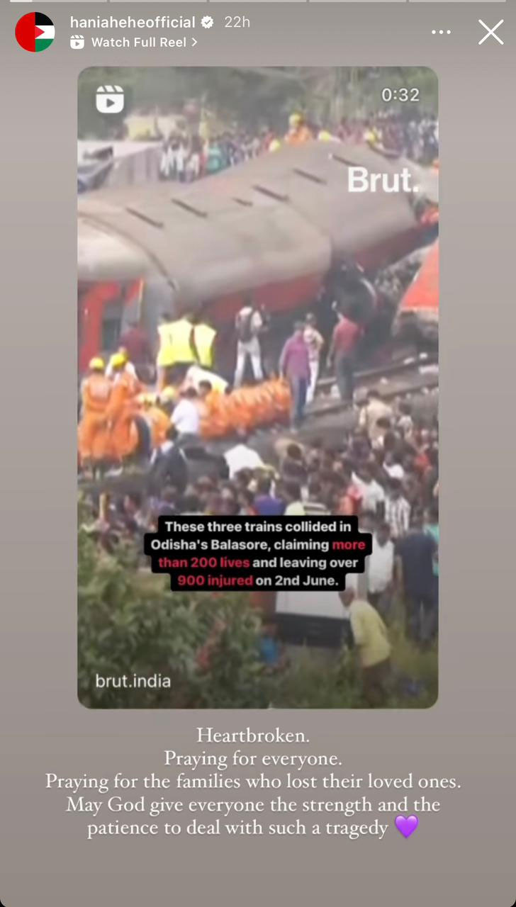 Mahira, Hania send prayers for victims of India train crash