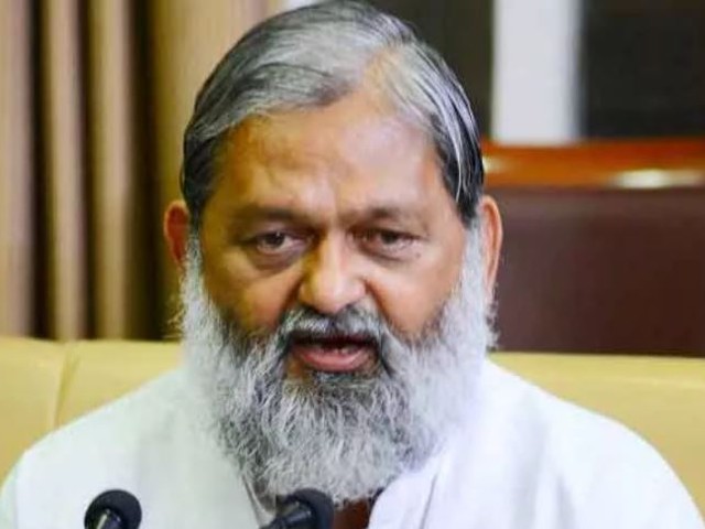 haryana home minister anil vij photo courtesy india tv