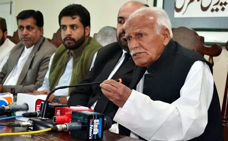 dr hayee baloch launched his own political party in 2018 ppi file dr hayee baloch launched his own political party in 2018 ppi file