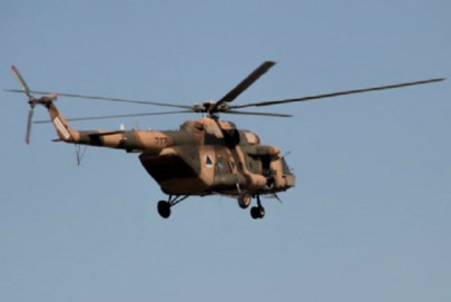 nine members of afghan military killed in helicopter crash